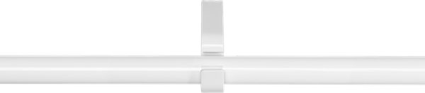 Изображение товара Карниз для штор Sundays Home Лайт Византия 25мм однорядный (белый глянец, 3м)