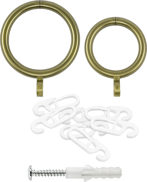 Изображение товара Карниз для штор Sundays Home Лайт Одеон 25мм+16мм двухрядный (антик, 2м)