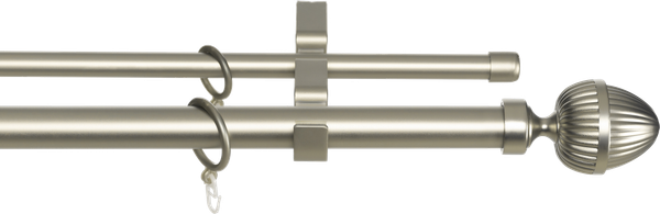 Изображение товара Карниз для штор Sundays Home Лайт Одеон 25мм+16мм двухрядный (сатин, 2м)