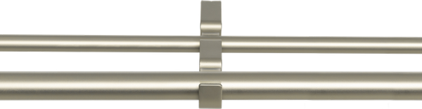 Изображение товара Карниз для штор Sundays Home Лайт Одеон 25мм+16мм двухрядный (сатин, 2.4м)