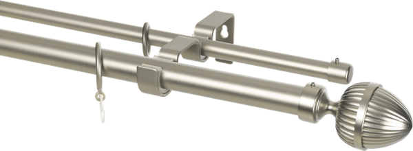 Изображение товара Карниз для штор Sundays Home Лайт Одеон 25мм+16мм двухрядный (сатин, 3м)
