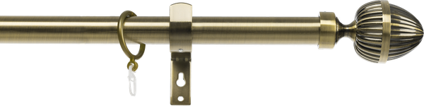 Изображение товара Карниз для штор Sundays Home Лайт Одеон 25мм однорядный (антик, 1.6м)