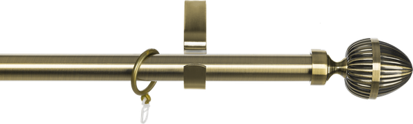 Изображение товара Карниз для штор Sundays Home Лайт Одеон 25мм однорядный (антик, 1.6м)