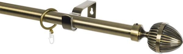 Изображение товара Карниз для штор Sundays Home Лайт Одеон 25мм однорядный (антик, 1.6м)