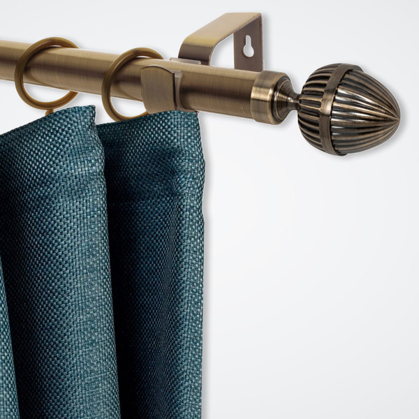 Изображение товара Карниз для штор Sundays Home Лайт Одеон 25мм однорядный (антик, 1.6м)