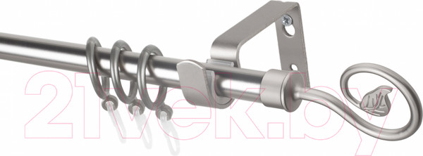 Изображение товара Карниз для штор Sundays Home Лайт Крюк 16мм однорядный (сатин, 1.6м)