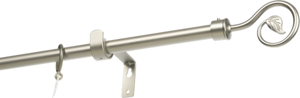 Изображение товара Карниз для штор Sundays Home Лайт Крюк 16мм однорядный (сатин, 1.6м)