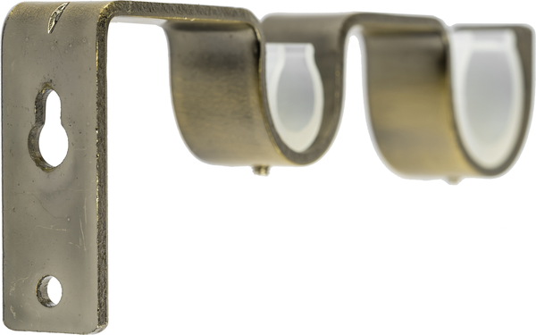 Изображение товара Карниз для штор Sundays Home Лайт Крюк 16мм+16мм двухрядный (антик, 2м)