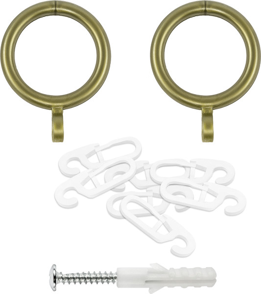 Изображение товара Карниз для штор Sundays Home Лайт Крюк 16мм+16мм двухрядный (антик, 3м)