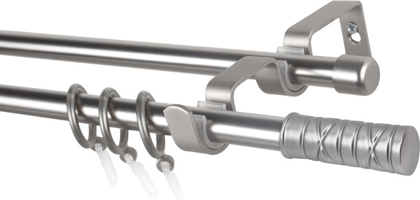 Изображение товара Карниз для штор Sundays Home Лайт Мозаика 16мм+16мм двухрядный (сатин, 3м)