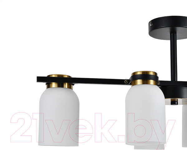 Изображение товара Люстра ESCADA 1151/6P (черный/латунь)