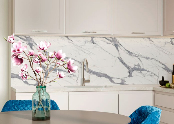 Изображение товара Скиналь ALBICO На основе МДФ с CPL покрытием 3050x610x6 (гранит белый матовый)