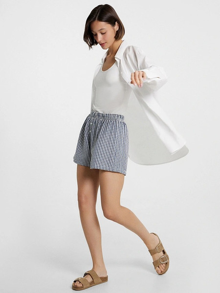 Изображение товара Шорты домашние Mark Formelle 132367 (р.170-90, синяя клетка виши)