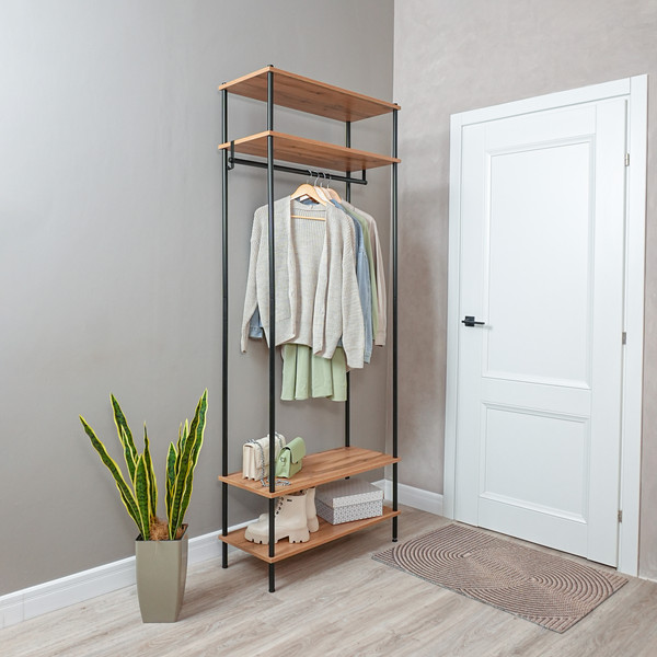 Изображение товара Секция в прихожую ЗМИ НеШкаф / ПРНШ34 (черный)