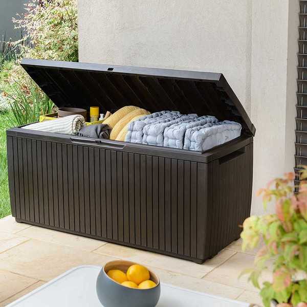 Изображение товара Сундук уличный Keter Springwood Storage Box / 230406 (коричневый)