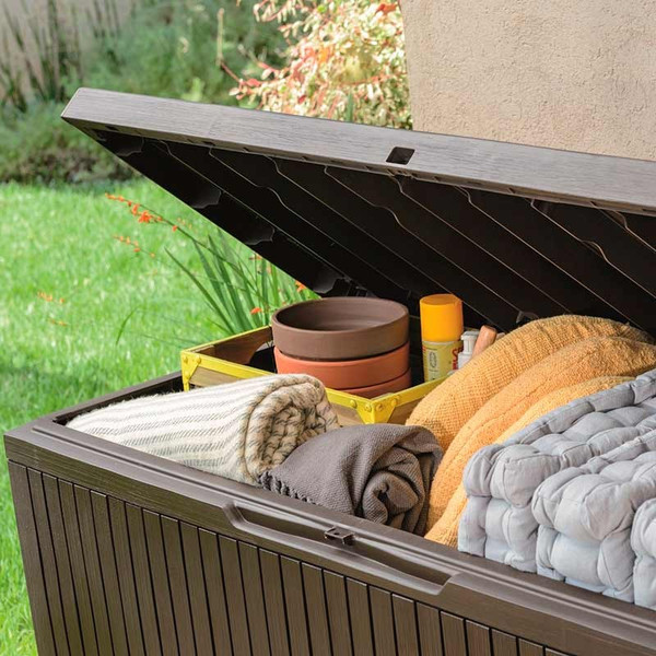 Изображение товара Сундук уличный Keter Springwood Storage Box / 230406 (коричневый)
