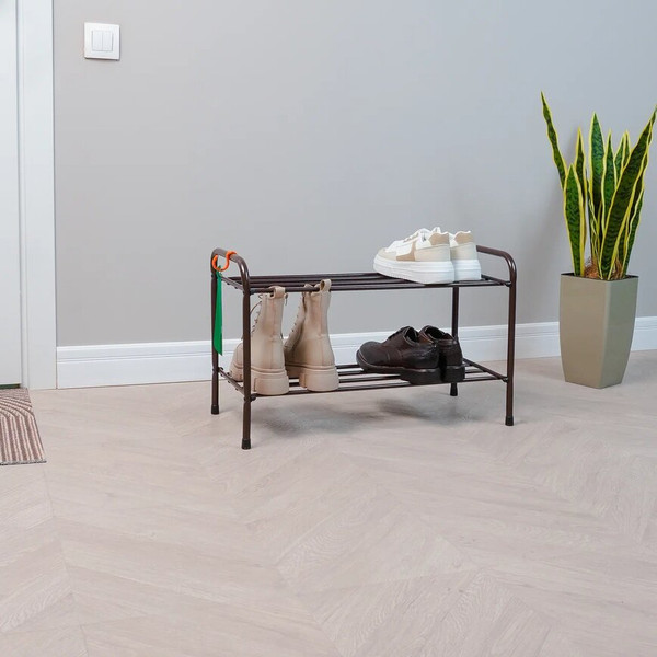 Изображение товара Полка для обуви ЗМИ Альфа 22 / ПДОА22 (коричневый)