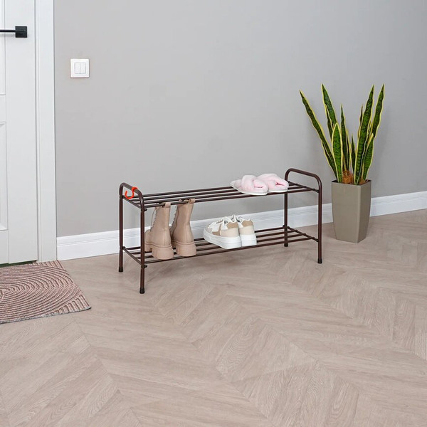 Изображение товара Полка для обуви ЗМИ Альфа 32 / ПДОА32 (коричневый)