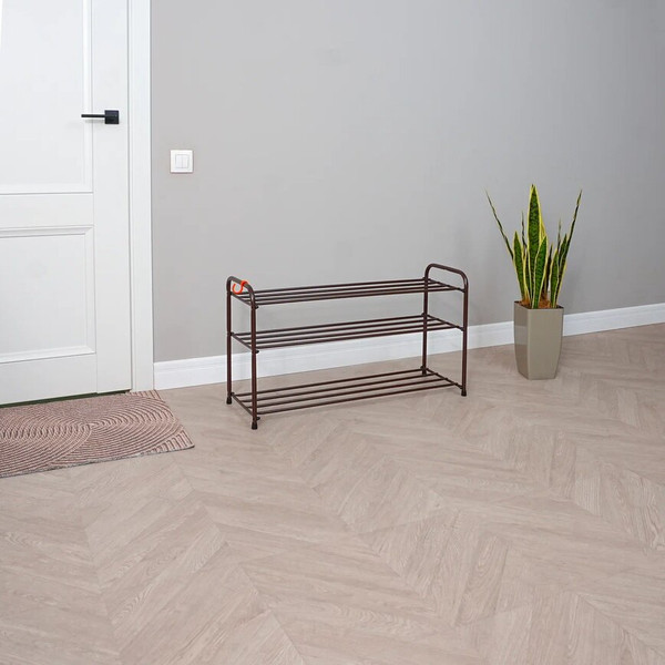 Изображение товара Полка для обуви ЗМИ Альфа 33 / ПДОА33 (коричневый)