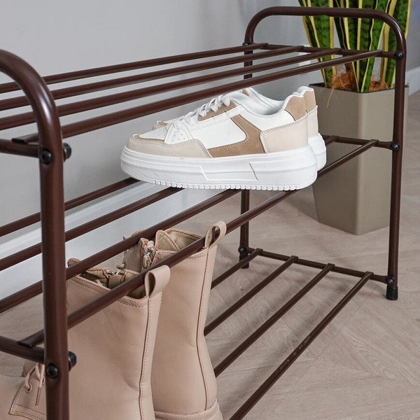 Изображение товара Полка для обуви ЗМИ Альфа 33 / ПДОА33 (коричневый)