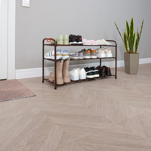 Изображение товара Полка для обуви ЗМИ Альфа 33 / ПДОА33 (коричневый)