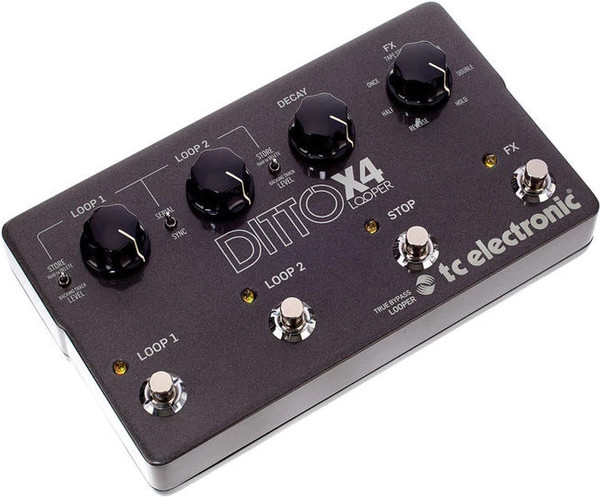 Изображение товара Педаль электрогитарная TC Electronic Ditto x4 Looper