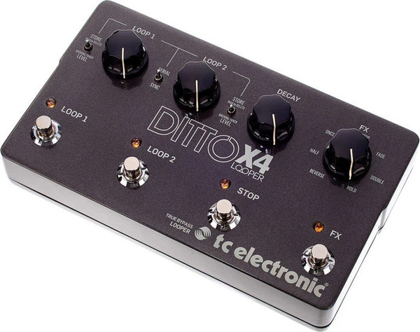 Изображение товара Педаль электрогитарная TC Electronic Ditto x4 Looper