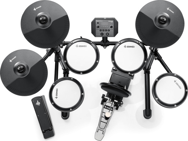 Изображение товара Ударная установка электронная Donner DED-80P Electric Drum Set 5 Drums 3 Cymbals