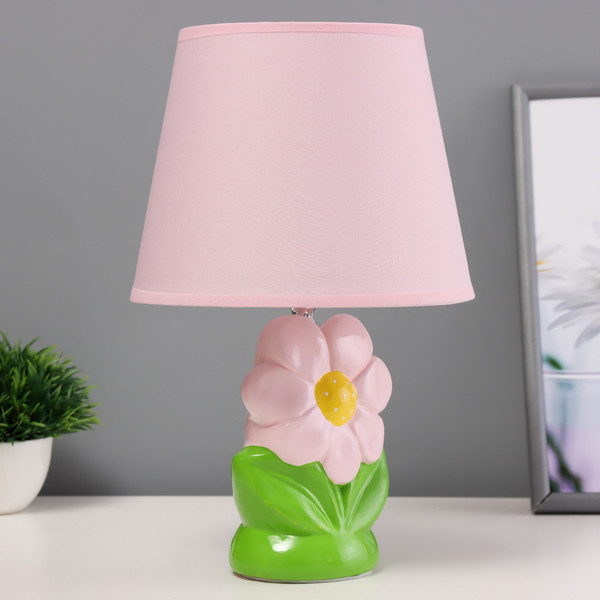 Изображение товара Прикроватная лампа Risalux Цветок 9680029 (розовый)