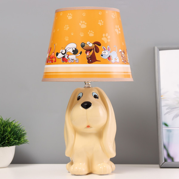 Изображение товара Прикроватная лампа Risalux Собачка 9680034 (бежевый)