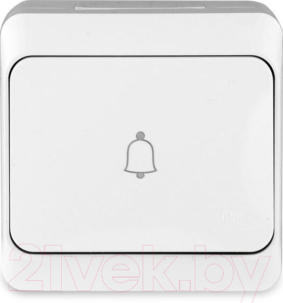 Изображение товара Кнопка звонка Tokov Electric Nix TKE-NX-DB-C01-IP54 (белый)