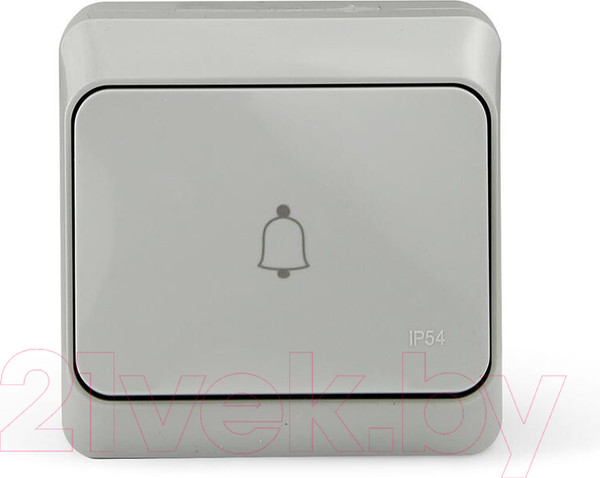 Изображение товара Кнопка звонка Tokov Electric Nix TKE-NX-DB-C06-IP54 (серый)