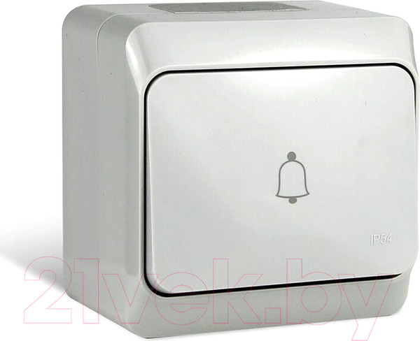 Изображение товара Кнопка звонка Tokov Electric Nix TKE-NX-DB-C06-IP54 (серый)