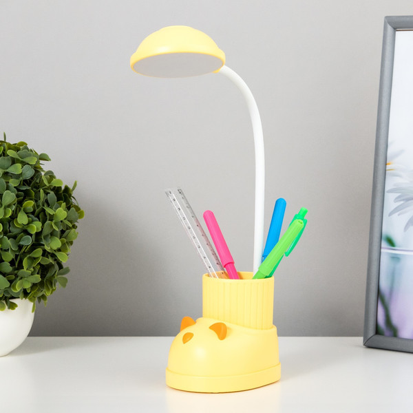 Изображение товара Настольная лампа Risalux Ботинок кот 7446934 (желтый)