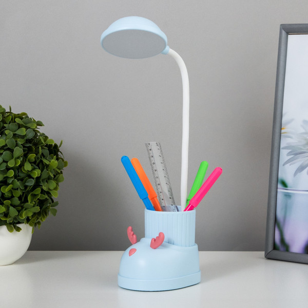 Изображение товара Настольная лампа Risalux Ботинок лось 7446935 (синий)