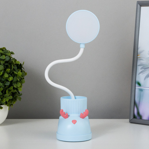 Изображение товара Настольная лампа Risalux Ботинок лось 7446935 (синий)