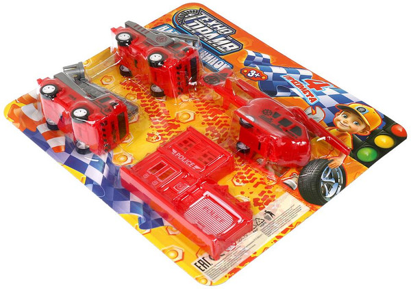 Изображение товара Набор игрушечной техники Технодрайв YG98183-R