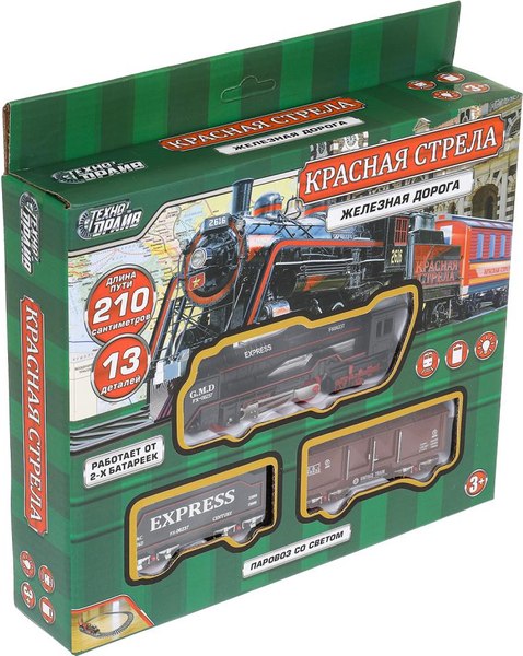 Изображение товара Железная дорога игрушечная Технодрайв 2012B125-R