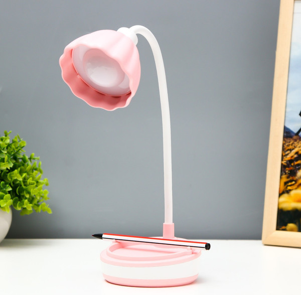 Изображение товара Настольная лампа Risalux Лайни 9343673 (розовый)