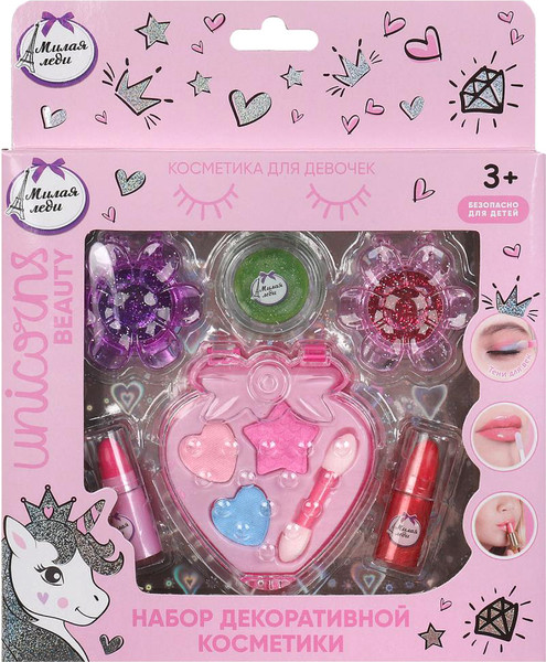 Изображение товара Набор детской декоративной косметики Милая Леди 20238E2-UNI-ML