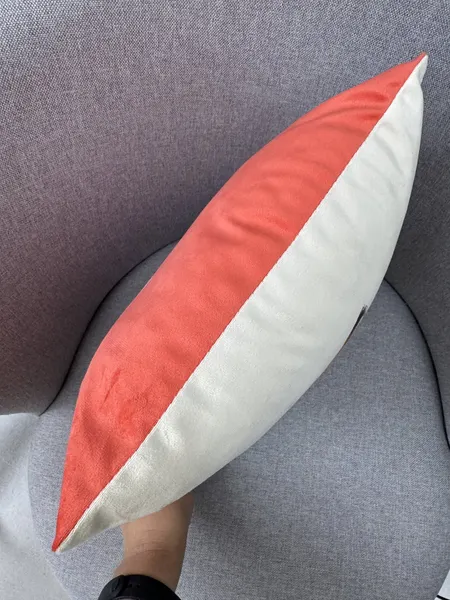 Изображение товара Подушка декоративная MATEX Fluffy. Корги / 62-462 (молочный/лососевый)