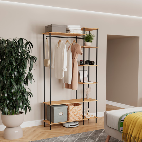 Изображение товара Секция в прихожую ЗМИ НеШкаф / ГСНШ47 (черный)