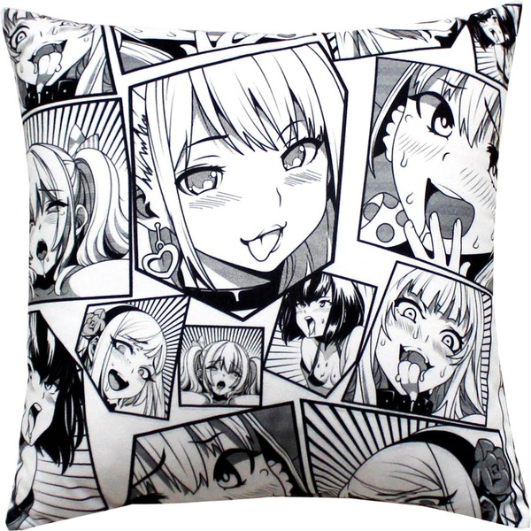 Изображение товара Подушка декоративная MATEX Anime. Girls / 63-377 (черный/белый/серый)