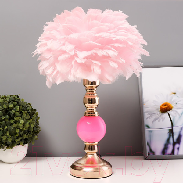 Изображение товара Прикроватная лампа Risalux Перина 10186133 (розовый)
