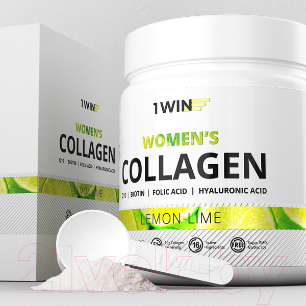 Изображение товара Коллаген 1WIN для женщин (180г, лимон/лайм)