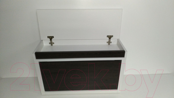 Изображение товара Тумба для обуви Элана 1к.80 (белый/венге магия)