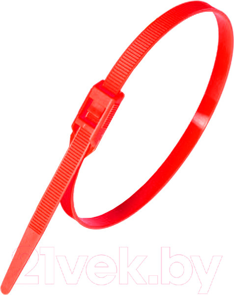 Изображение товара Стяжка для кабеля Fortisflex КСГ 8x400 / 74247 (100шт, красный)