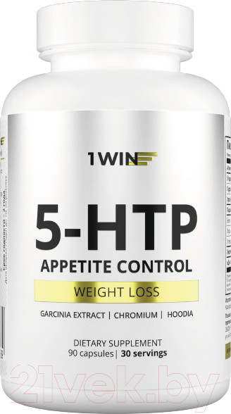 Изображение товара Аминокислота 5-HTP 1WIN Для контроля аппетита (90 капсул)