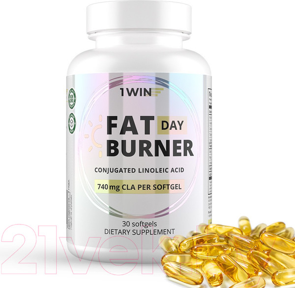 Изображение товара Жиросжигатель 1WIN Fat Burner Day (30 капсул)