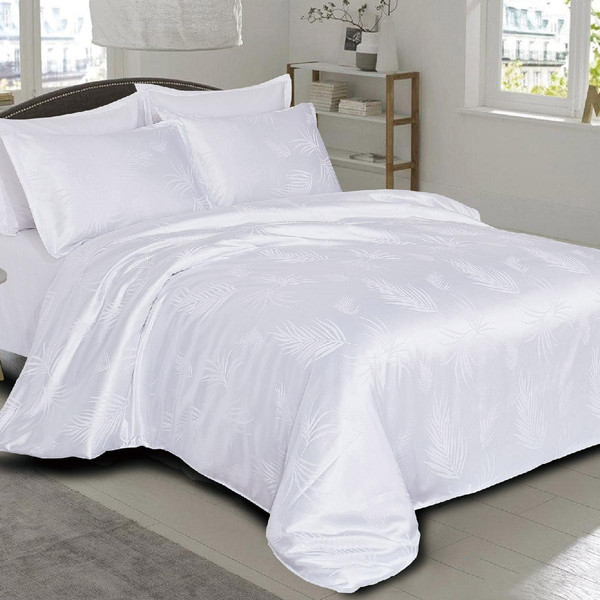 Изображение товара Комплект постельного белья Alleri Сатин Jacquard Premium 2сп с европростыней / СЖ-055